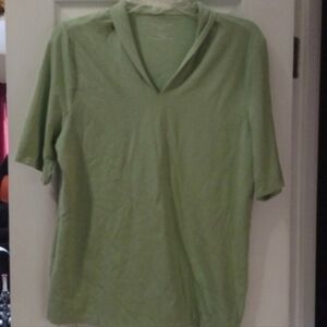 Talbots Light Green Short Sleeve Tee